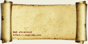 Anica Egerić vizit kartica